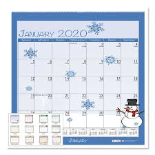 100 Recycled Seasonal Wall Calendar 12 X 12 2020