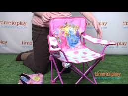 disney princess fold n go chair from