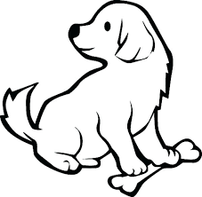 Put shades on your drawing and you're all set. Golden Retriever Coloring Pages Best Coloring Pages For Kids