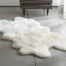 sheepskin throw rug reviews crate