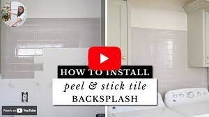Install L And Stick Tile Backsplash