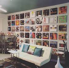 Vinyl Record Tribute Wall Vinyl Room