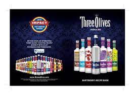 the pdf three olives vodka