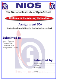 Nios Deled Assignment Front Page Pdf Download 506 507 508 509 510