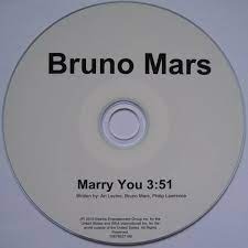 The track was recorded at larrabee recording studios and levcon studios in los angeles, california and produced. Bruno Mars Marry You 2011 Cdr Discogs