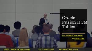 oracle fusion hcm tables
