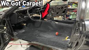install carpet in a ford mustang ii