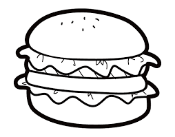 Free printable kids coloring page sheets for children coloring with lots of fun kids pictures, and other kids coloring activities. Desenho De Hamburguer Com Alface Para Colorir Colorir Com
