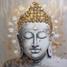 Painting Of A Buddha Statue