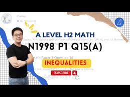 A Level H2 Math 1998 Paper 1 Q15 A