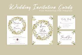 wedding invitation card template free