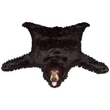 canadian black bear skin rug at 1stdibs