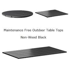 Maintenance Free Outdoor Table Tops