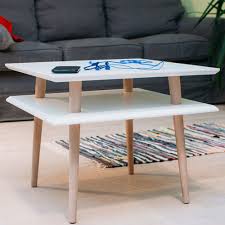 square coffee table 55x55x45cm navy