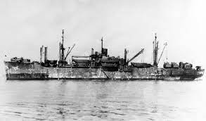 File:USS Arenac (APA-128) at anchor, circa in 1945 (NH 70871).jpg -  Wikimedia Commons
