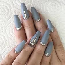 But, as statistics shows, the black nails are also or plan to make something very creative on your nails yourself. 60 Eye Catching Acrylic Coffin Nails Designs For Prom 49 Ilove Diamond Nails Grey Matte Nails Coffin Nails Designs
