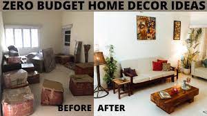 zero budget living room makeover