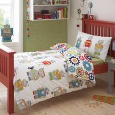 Robot Bed Linen For Yellow And Grey