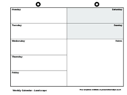 Hourly Calendar Template Latest Portrayal Weekly Planner Schedule