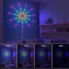 smart firework lights indoor app and