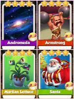 There are nine cards in sets called collections, and by completing collections you will get free spins or other prizes. Coin Master Martian Lettuce Ebay