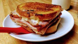 Ham and swiss on sourdough : Homemade Grilled Ham And Swiss On Sourdough Food