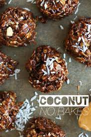 coconut no bake cookies minimalist