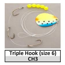 3 Hook Mono 36 Lead Crawler Harness