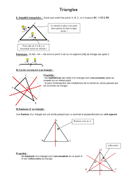 Triangles (5ème) | PDF | Triangle | Géométrie euclidienne
