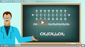 what is a chemical formula