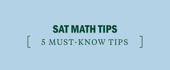 Sat Math Tips Kaplan Test Prep