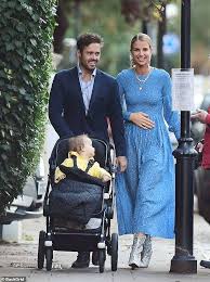 Vogue williams melted the loose women's hearts when she introduced her baby daughter, gigi, to speaking one month after welcoming her second child with husband spencer matthews, vogue told. Vogue Williams And Spencer Matthews Take Walk With Baby Son Theodore Daily Mail Online