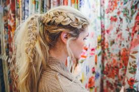 A small portion that will form a tiny ponytail near the lower. 11 Braided Ponytail Tutorials Perfect For Fall Hello Glow