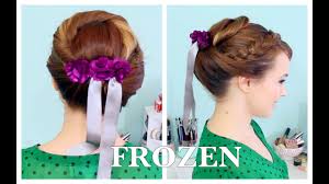 anna s coronation updo from frozen