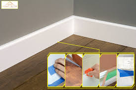 how to fill gap between baseboard and floor