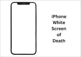 how to fix iphone white screen of