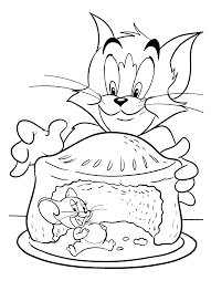 tom and jerry kids coloring pages