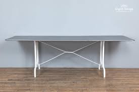 Newly Made Large Zinc Topped Metal Table