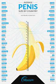 Average Penis Size By Country - Infographic - Moorgate Andrology