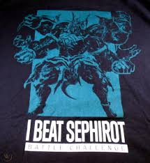 Brought into being for the sole purpose of repelling the allagan. Final Fantasy Xiv I Beat Sephirot T Shirt Size L E3 2016 Ff14 Promo New 1895067617