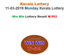 Kerala Lottery Result Today Win Win W 503 Today Lottery