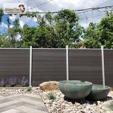 china composite wood garden fence