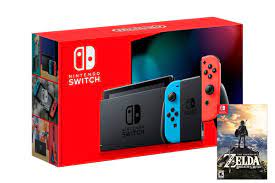 Máy Chơi Game Nintendo Switch Với Neon Blue-Game Zelda Breath of the  Wild-MODEL 2019