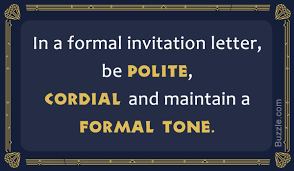 15 Practically Useful Tips On Writing A Formal Invitation Letter