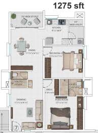 Al 2 Bedroom 1275 Sq Ft Apartment