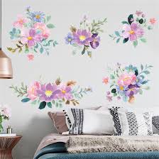 Flower Pattern Wall Stickers