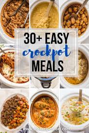 30 easy crockpot meals the recipe rebel
