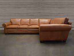 Langston Leather L Sectional Sofa