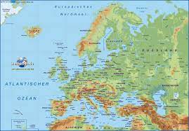 Franken europakarte beidseitig laminierter karton. Karte Von Europa Ubersichtskarte Regionen Der Welt Welt Atlas De