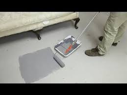 Here is our advice on how to paint concrete floors and wooden floors. How To Paint Concrete Floors In The Kitchen Living Room Concrete Floors Youtube